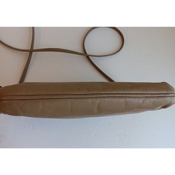 Vintage Anne Klein For Calderon Tan Genuine Leather Shoulder Purse - Picture 10 of 10